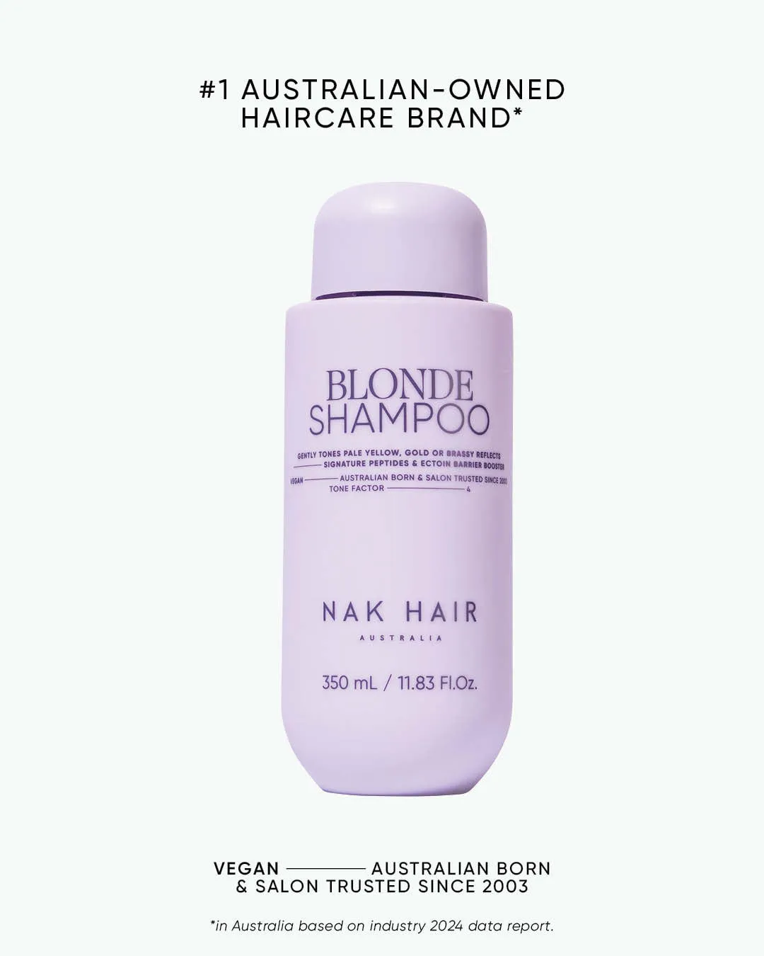 NAK Blonde Shampoo sølvsjampo tone 4/10