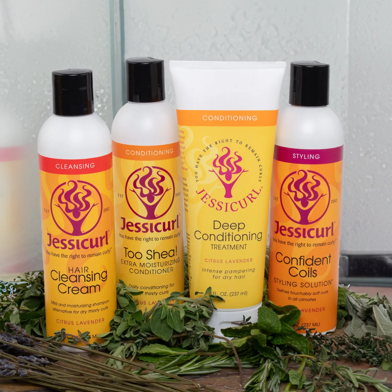 Jessicurl Confidence Collection krøllesett 4 produkter