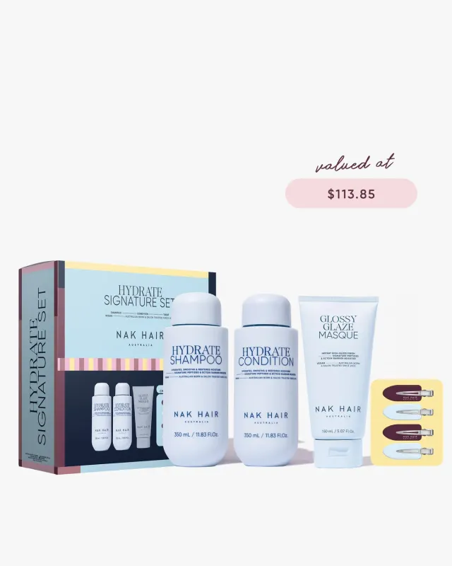 NAK Signature Holiday Hydrate Trio hårsett fukt