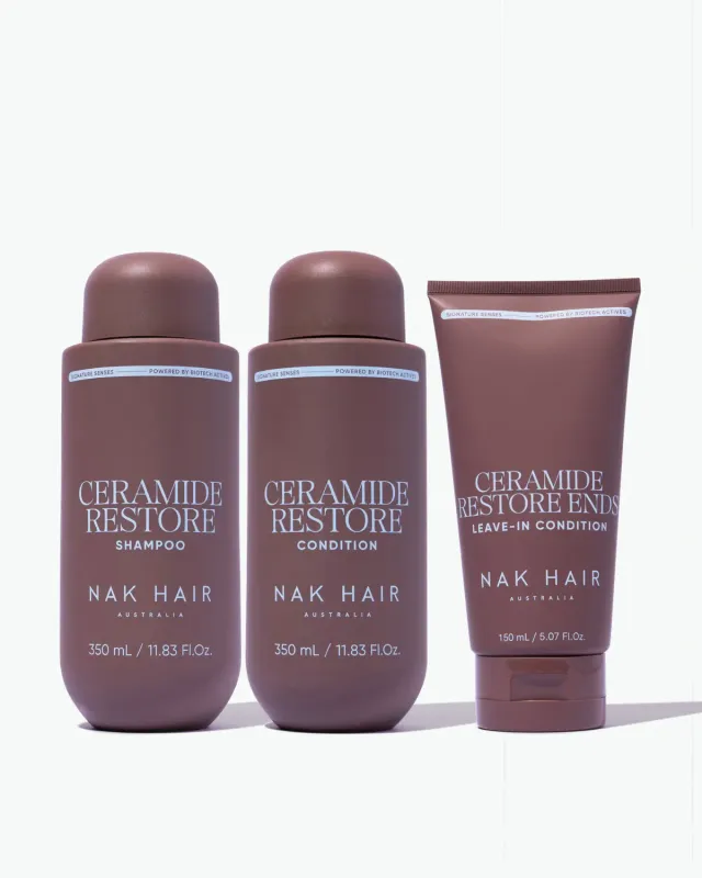 NAK Ceramide Restore Ritual hårsett sjampo balsam