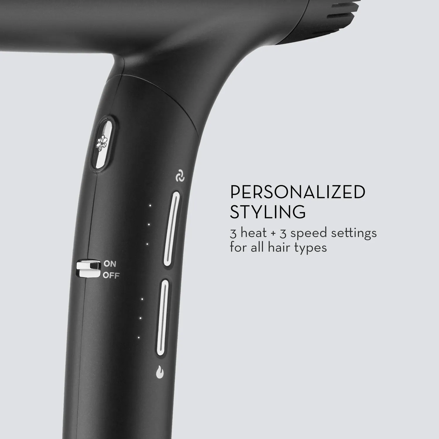 Paul Mitchell Neuro Dry+ hårføner hvit sammenleggbar