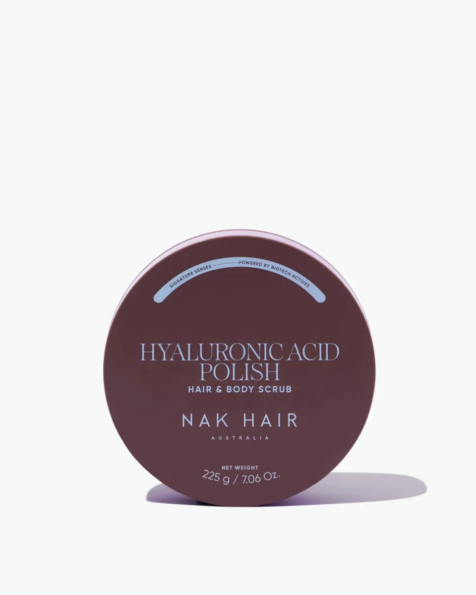 NAK Signature Hyaluronic Polish skrubb hår kropp