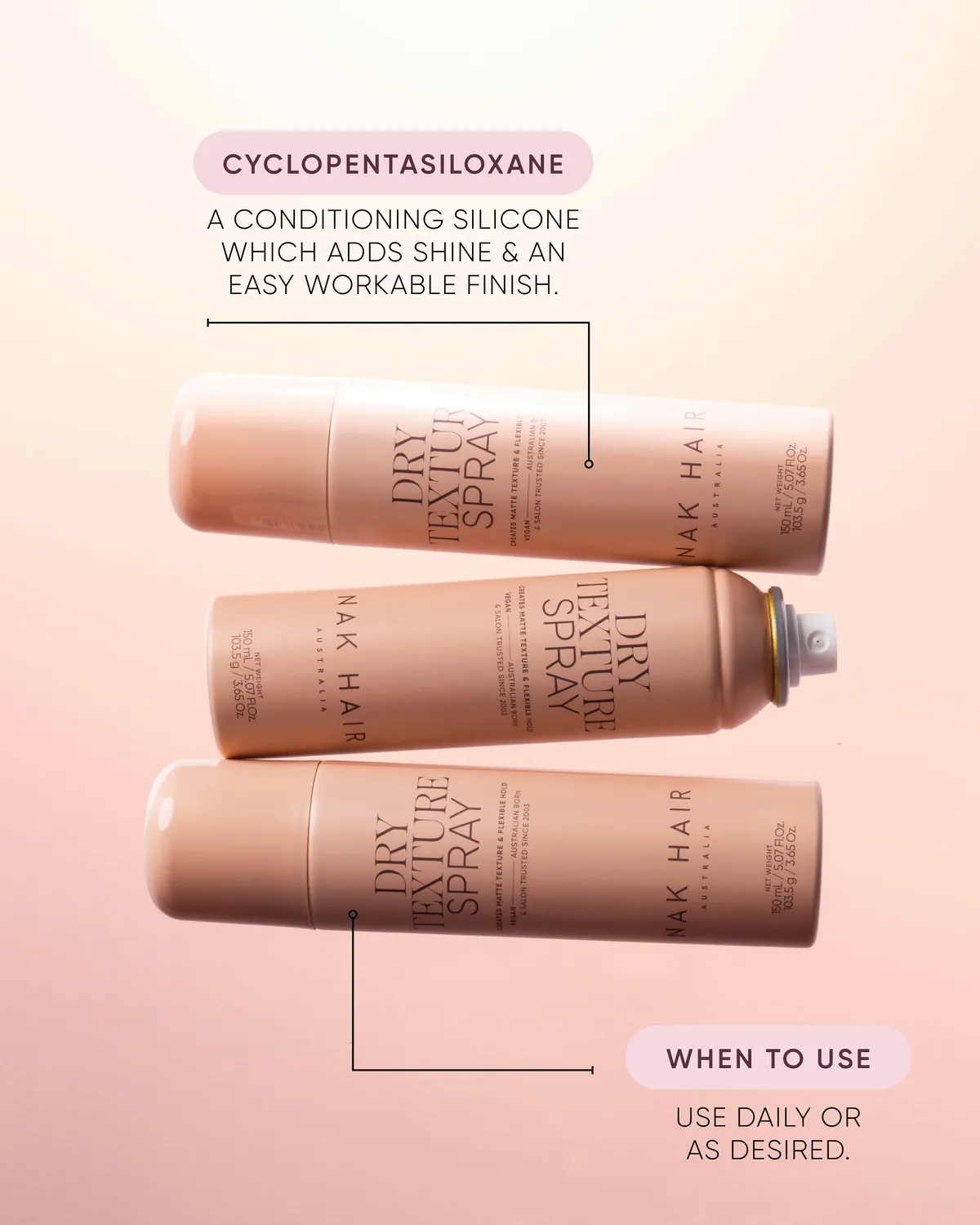 NAK Signature Dry Texture Spray matt 6/10