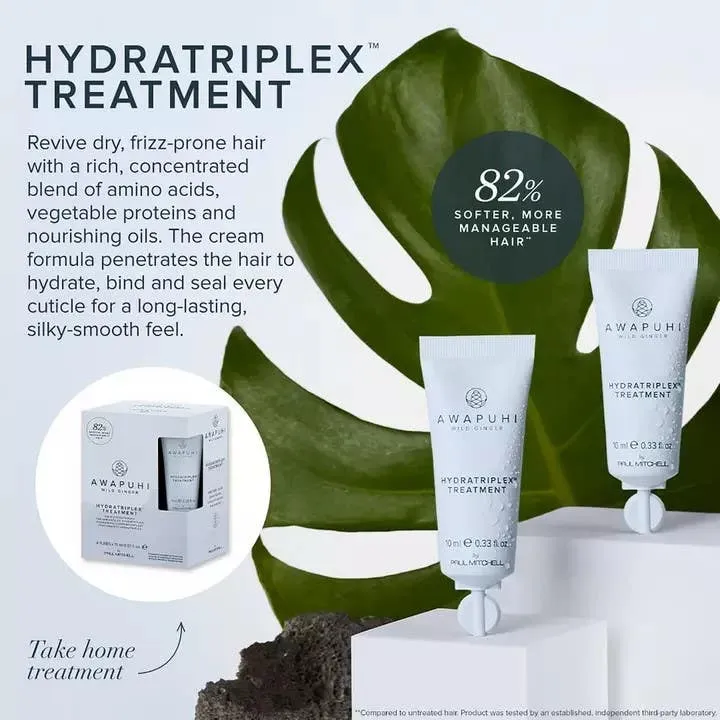 Paul Mitchell Awapuhi HydraTriplex hårkur 4-pack for tørt hår