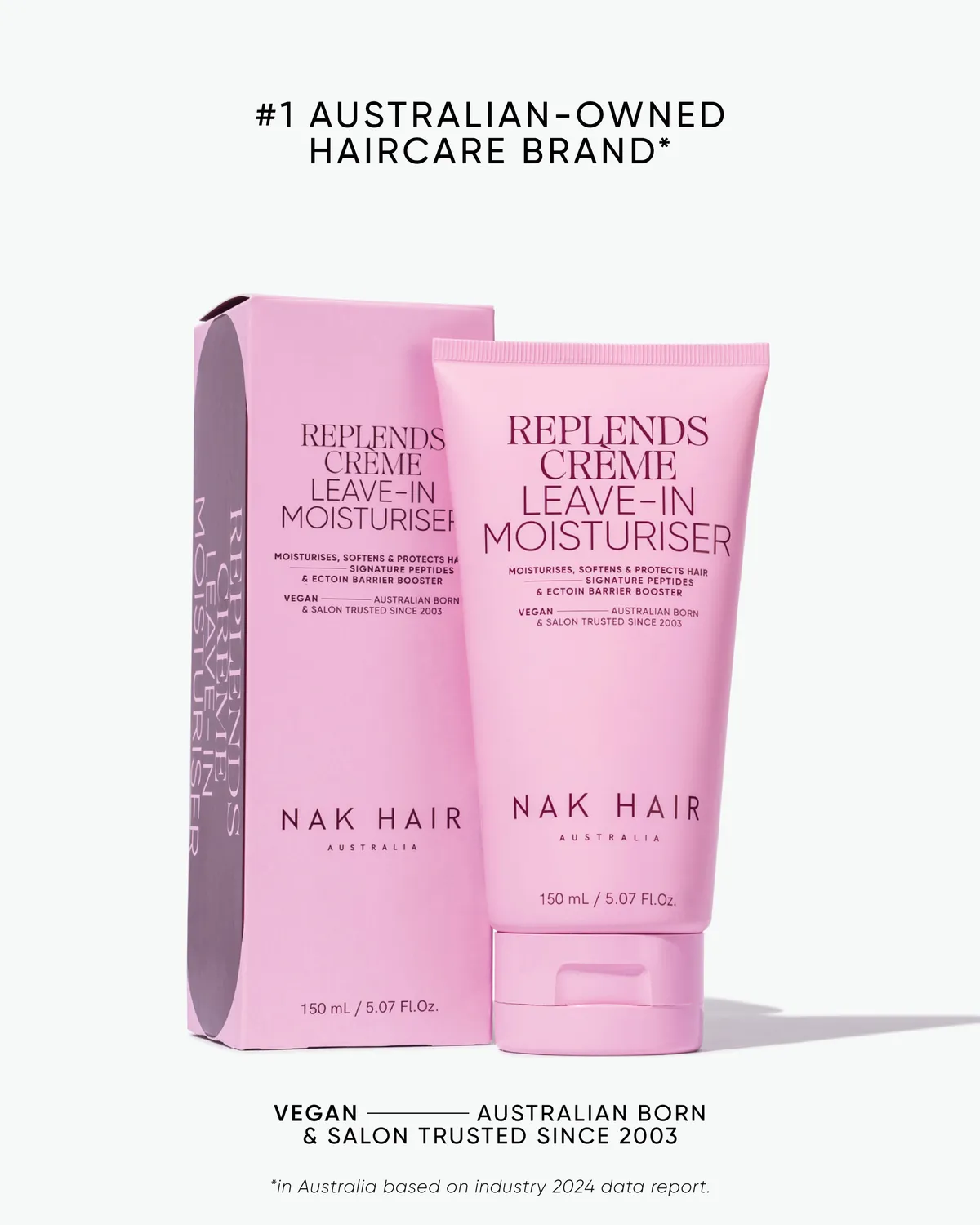 NAK Replends Crème Leave-In Moisturiser hårkrem for tørt hår