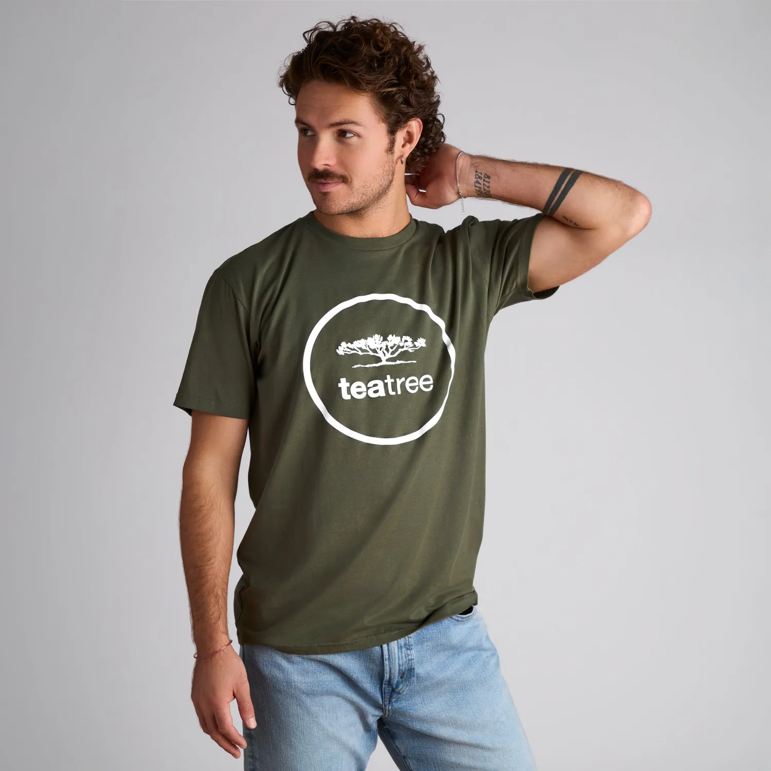 Paul Mitchell Tea Tree t-skjorte 2XL bomull