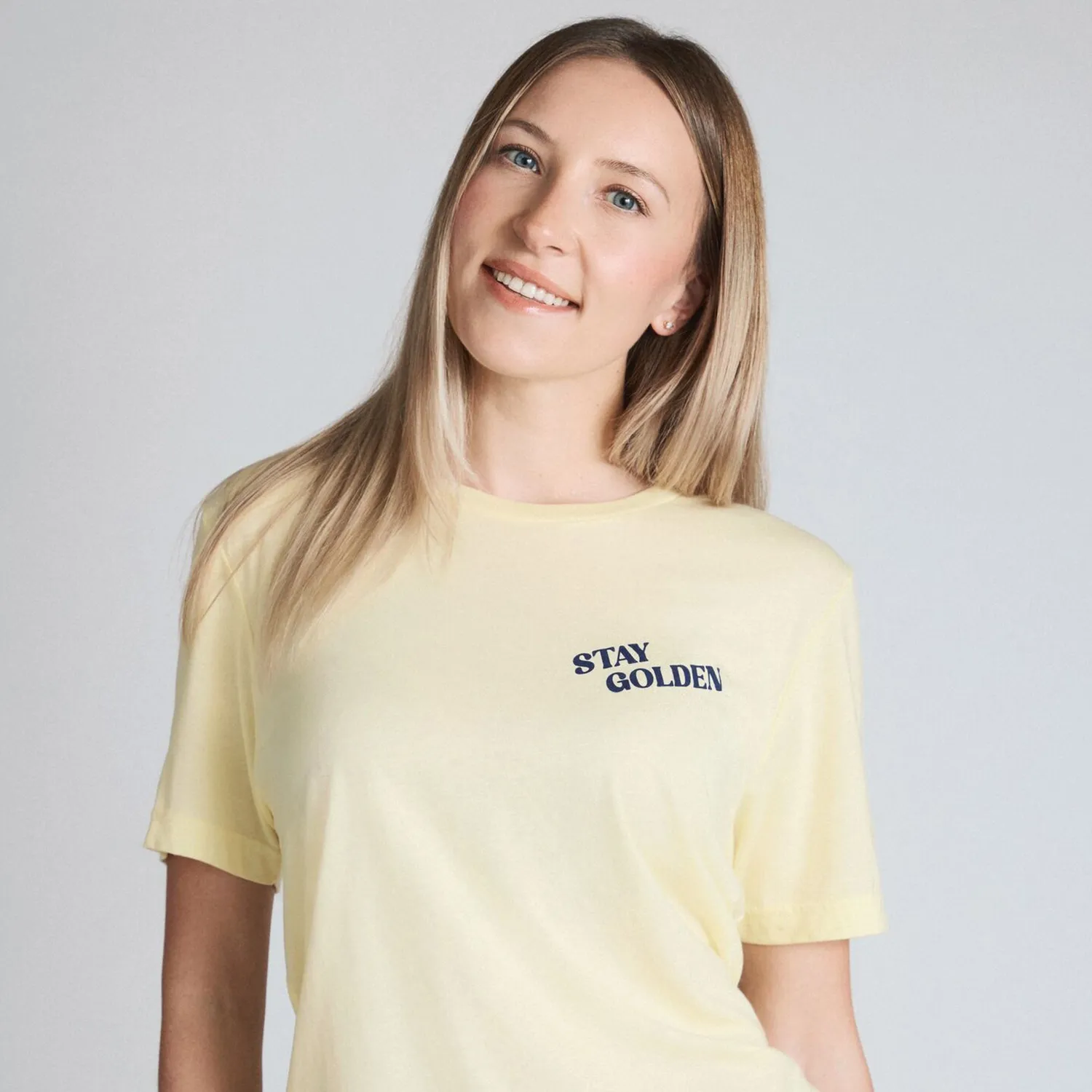 Paul Mitchell Stay Golden t-skjorte lett hverdagsmodell