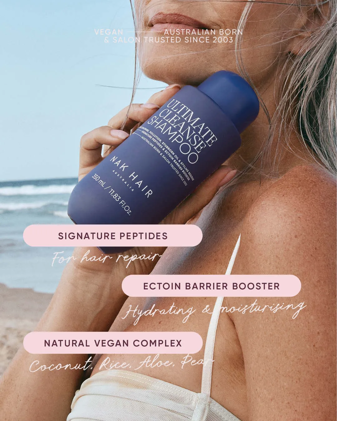 NAK Ultimate Cleanse Shampoo sjampo fet hodebunn
