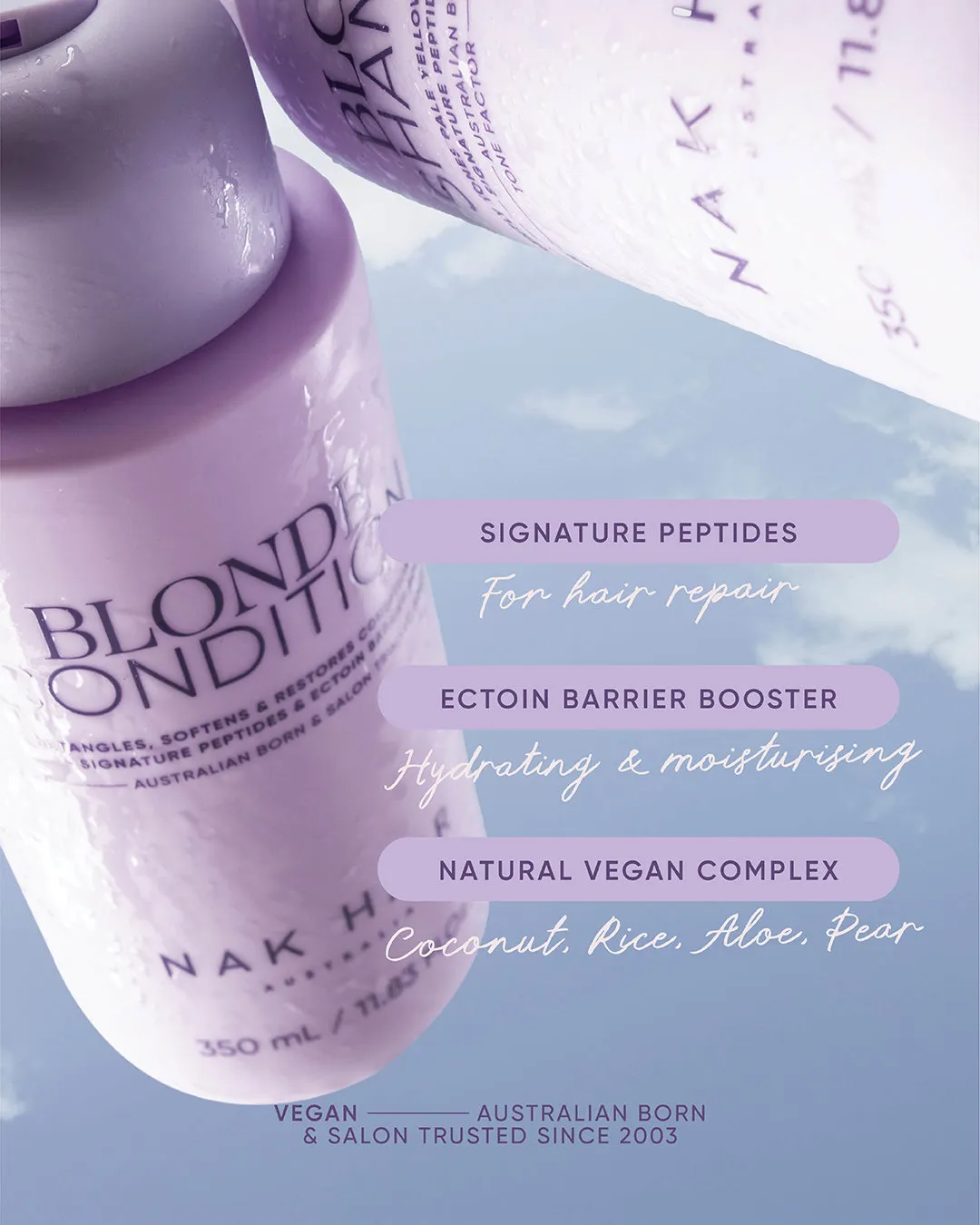 NAK Blonde Condition balsam blondt hår