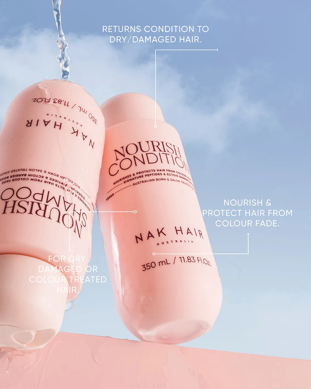NAK Nourish Condition balsam farget hår