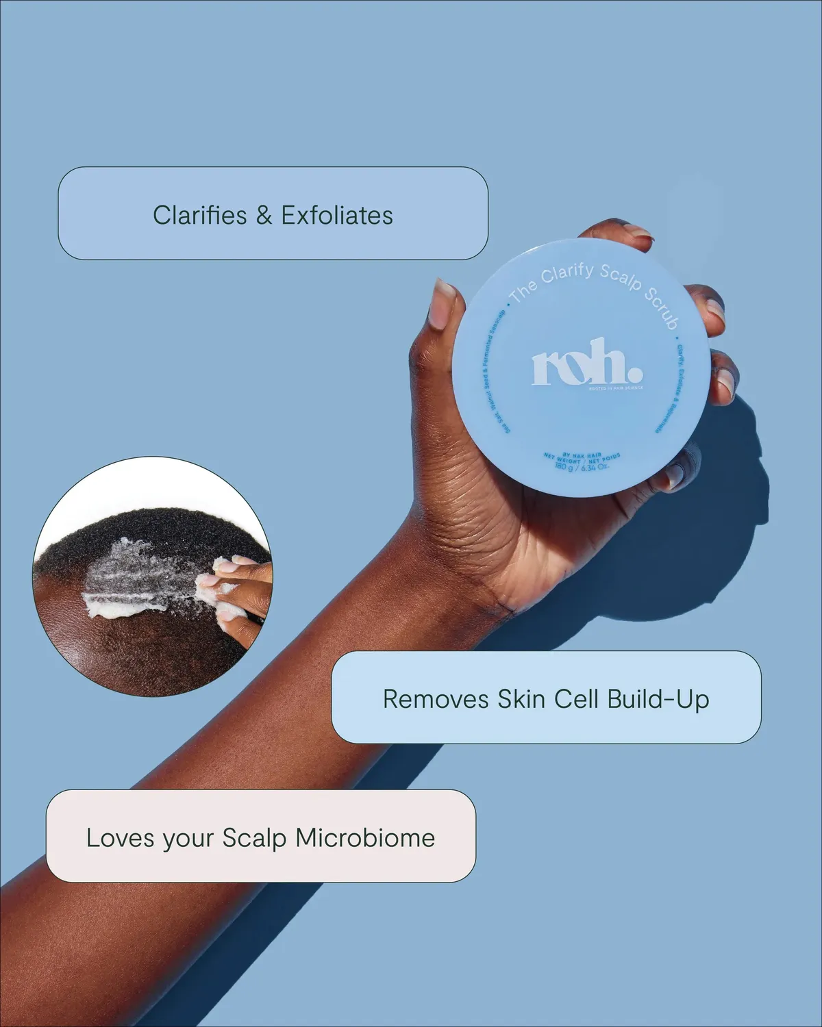 NAK ROH Clarify Scalp Scrub hodebunnsskrubb