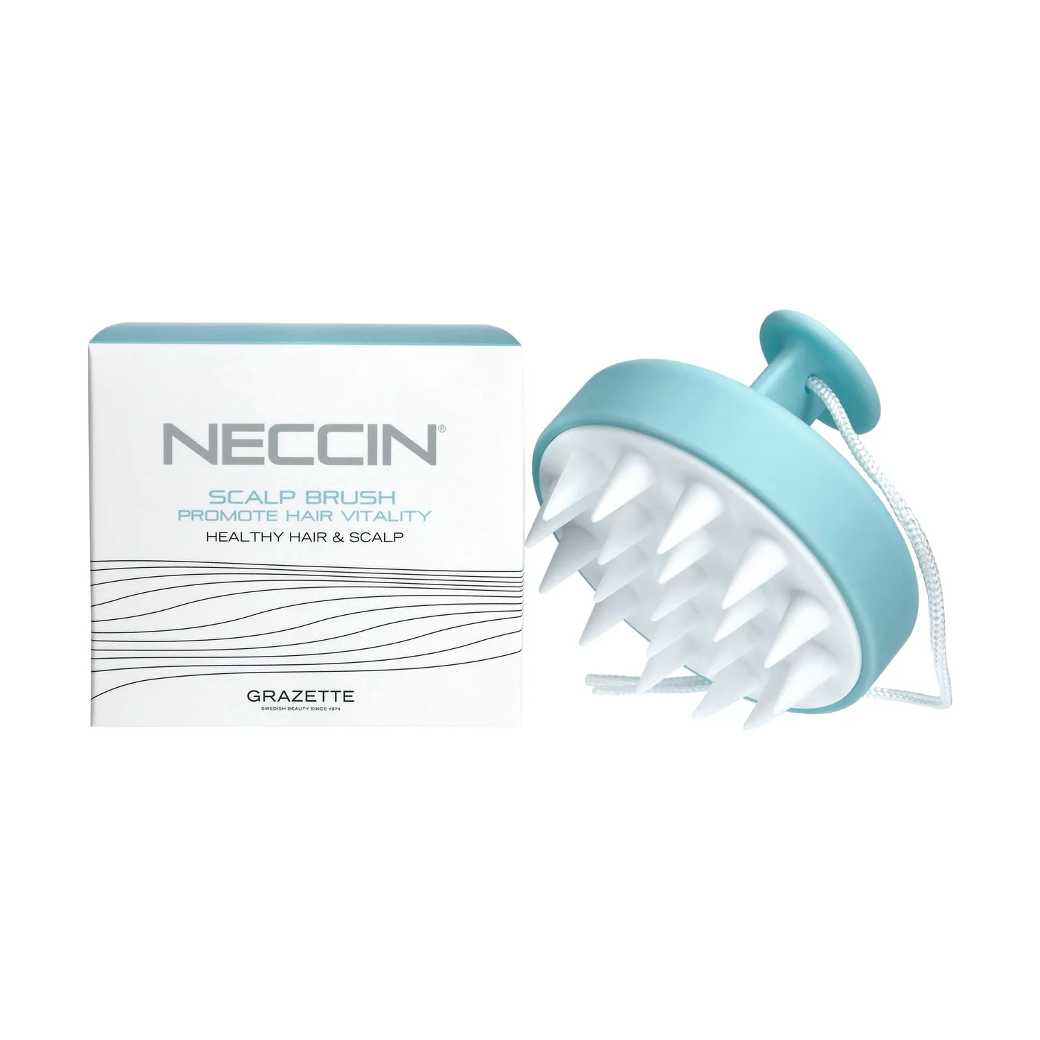 Neccin Scalp Brush hodebunnsbørste myk massasje