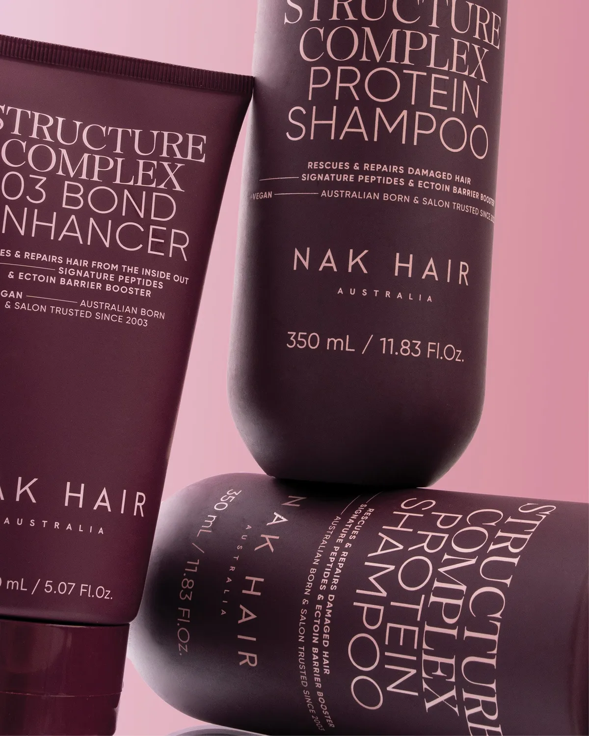 NAK Signature Structure Complex Trio hårsett skadet hår