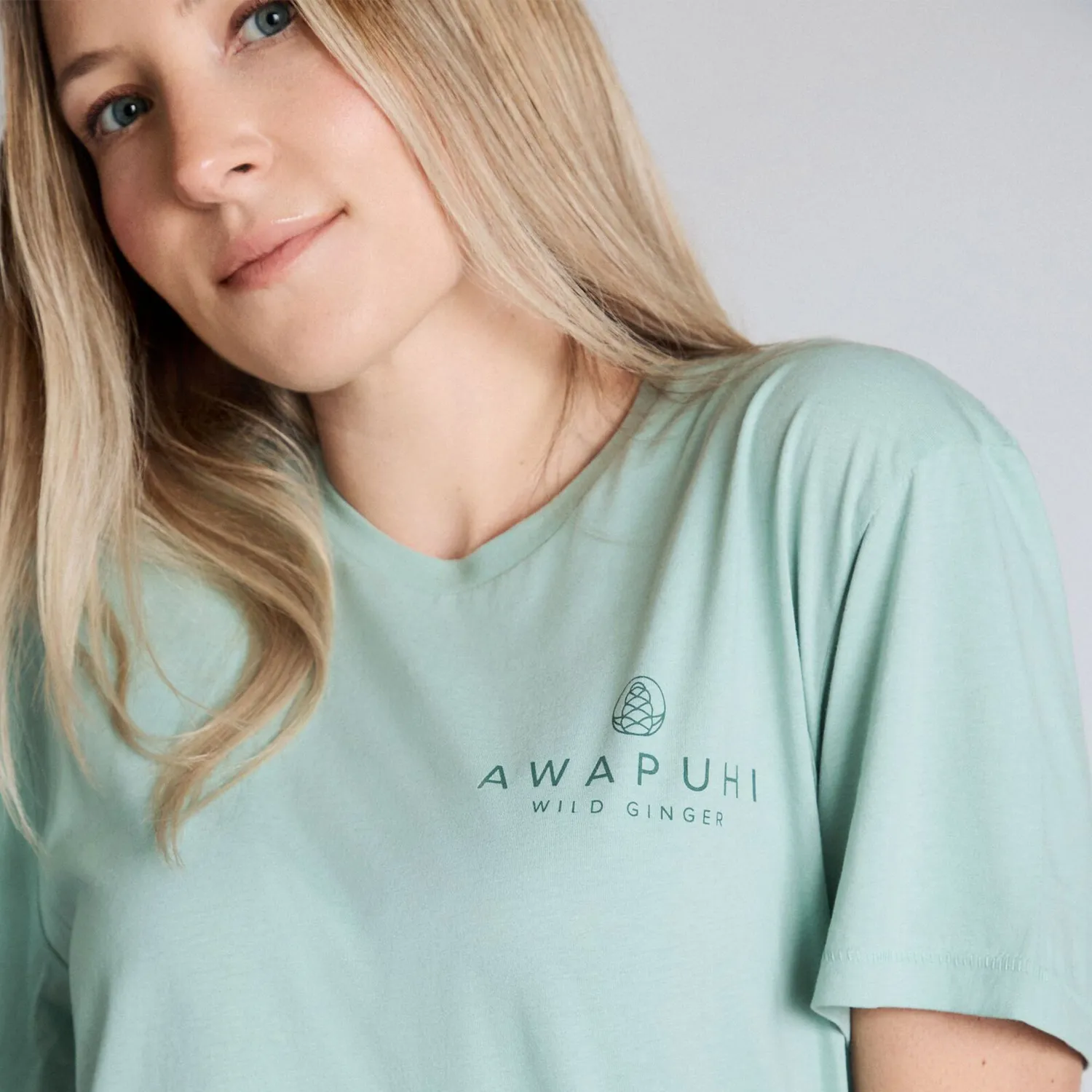 Paul Mitchell Awapuhi Wild Ginger t-skjorte lett bomull