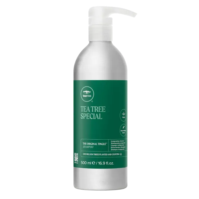 Paul Mitchell Tea Tree Special sjampo aluminiumsflaske tingle