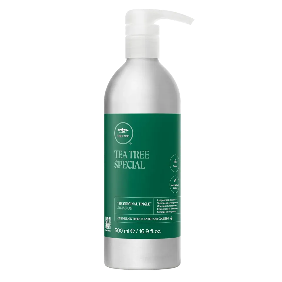 Paul Mitchell Tea Tree Special sjampo aluminiumsflaske tingle