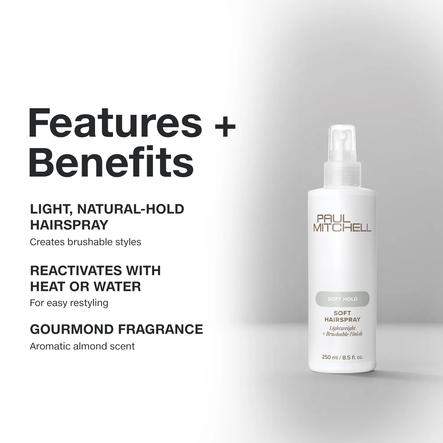 Paul Mitchell Soft hårspray 8,5 oz naturlig hold