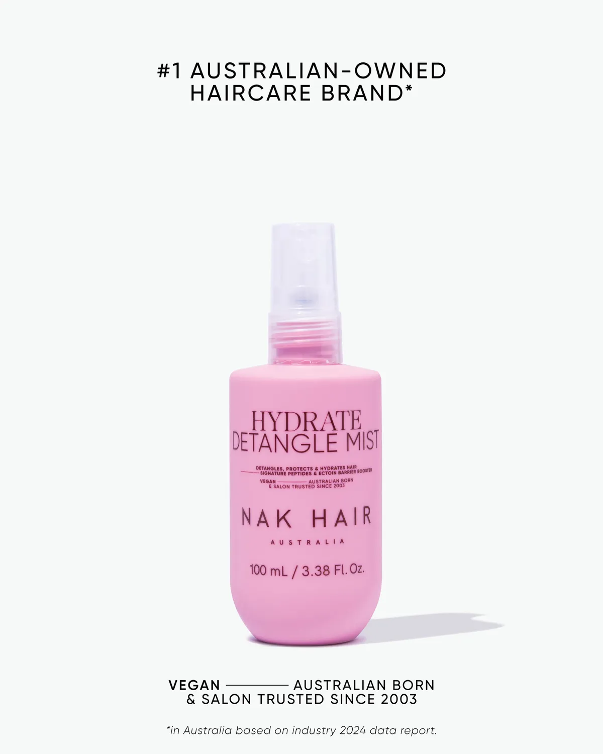 NAK Hydrate Detangle Mist flokespray 100 ml fukt