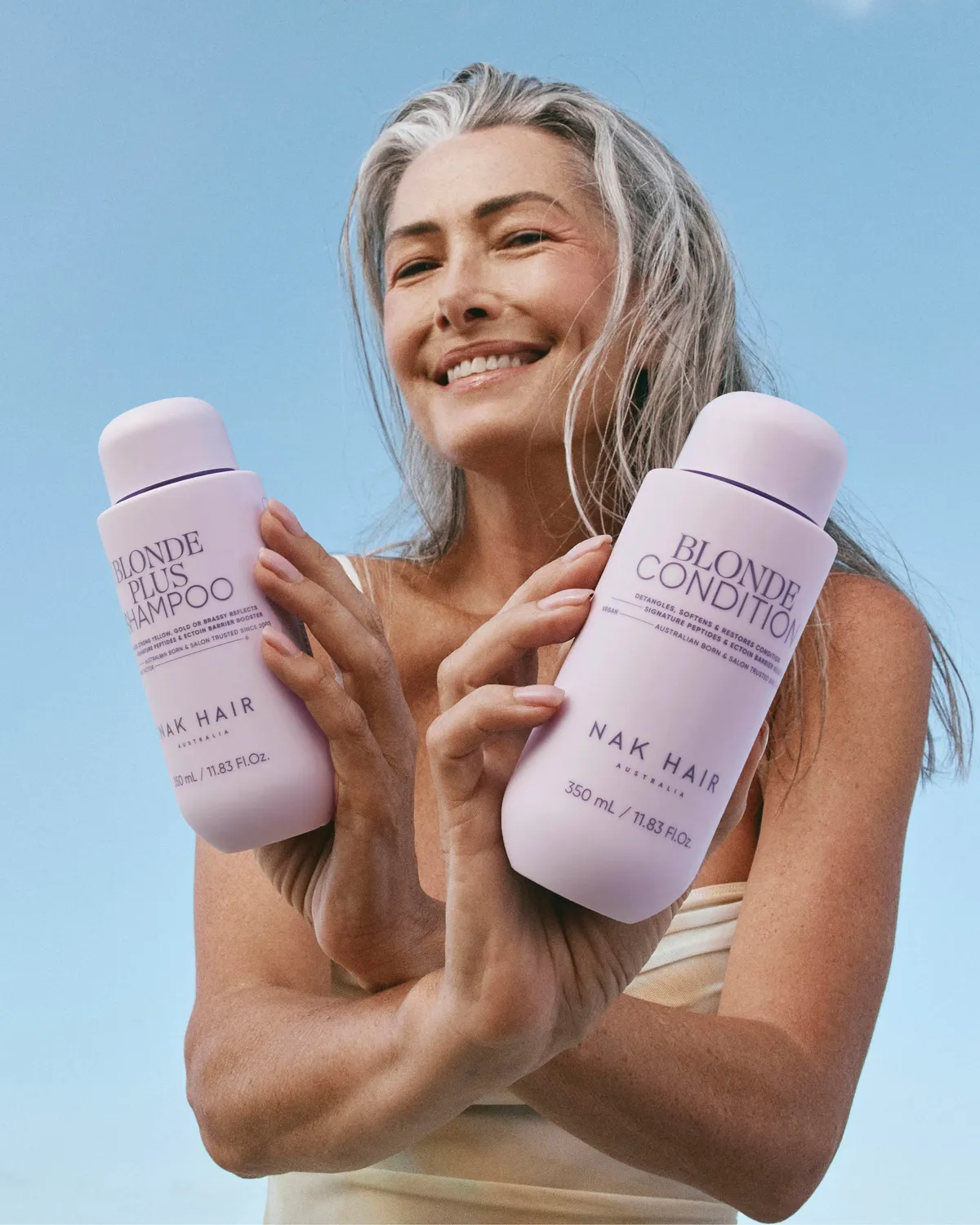 NAK Signature Holiday Blonde Plus sjampoduo nøytraliserende