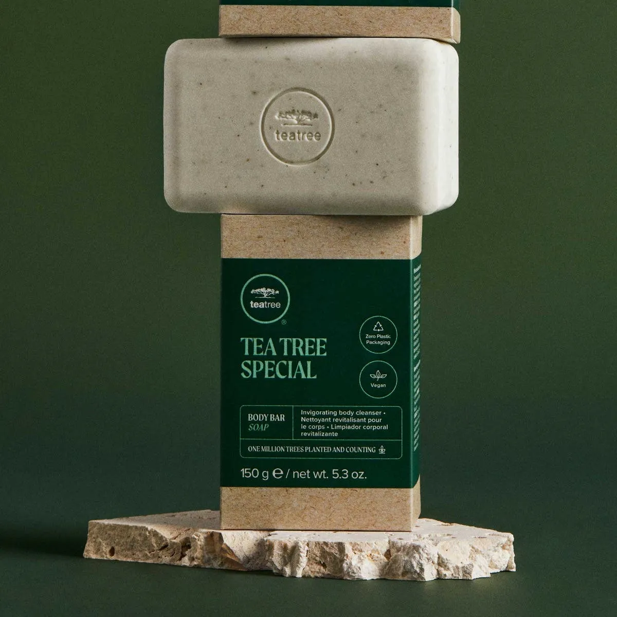 Paul Mitchell Tea Tree såpestykke 150 g eksfolierende