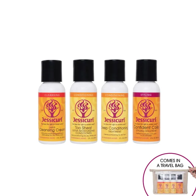 Jessicurl Confidence Collection krøllesett 4 produkter