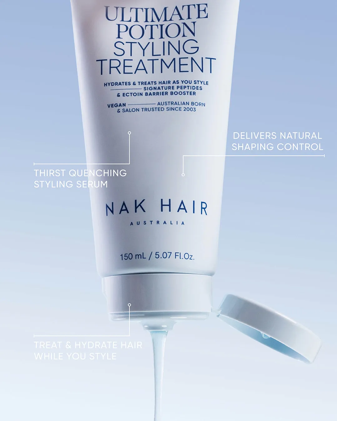 NAK Signature Ultimate Potion stylingkrem fuktgivende