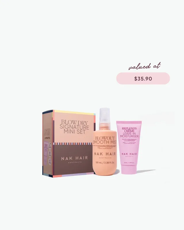 NAK Signature Holiday Mini Blow Dry Duo minisett