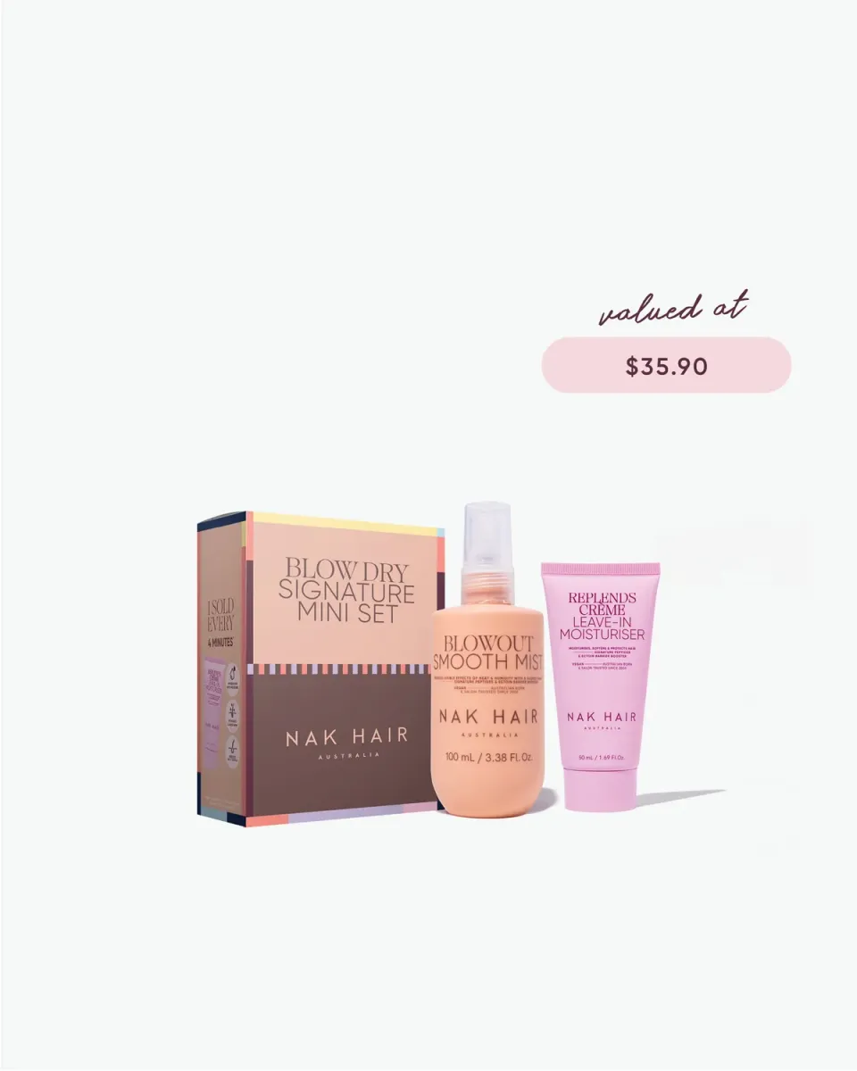 NAK Signature Holiday Mini Blow Dry Duo minisett