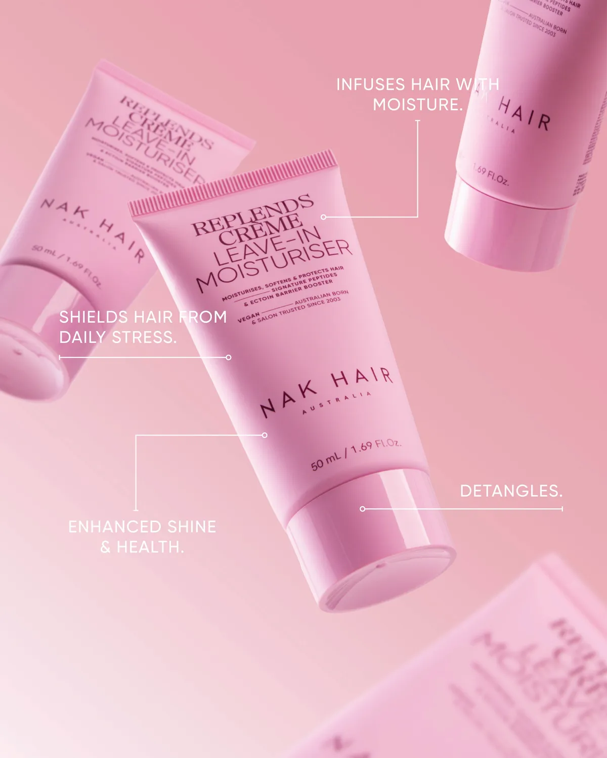 NAK Replends Crème Leave-In Moisturiser hårkrem 50 ml
