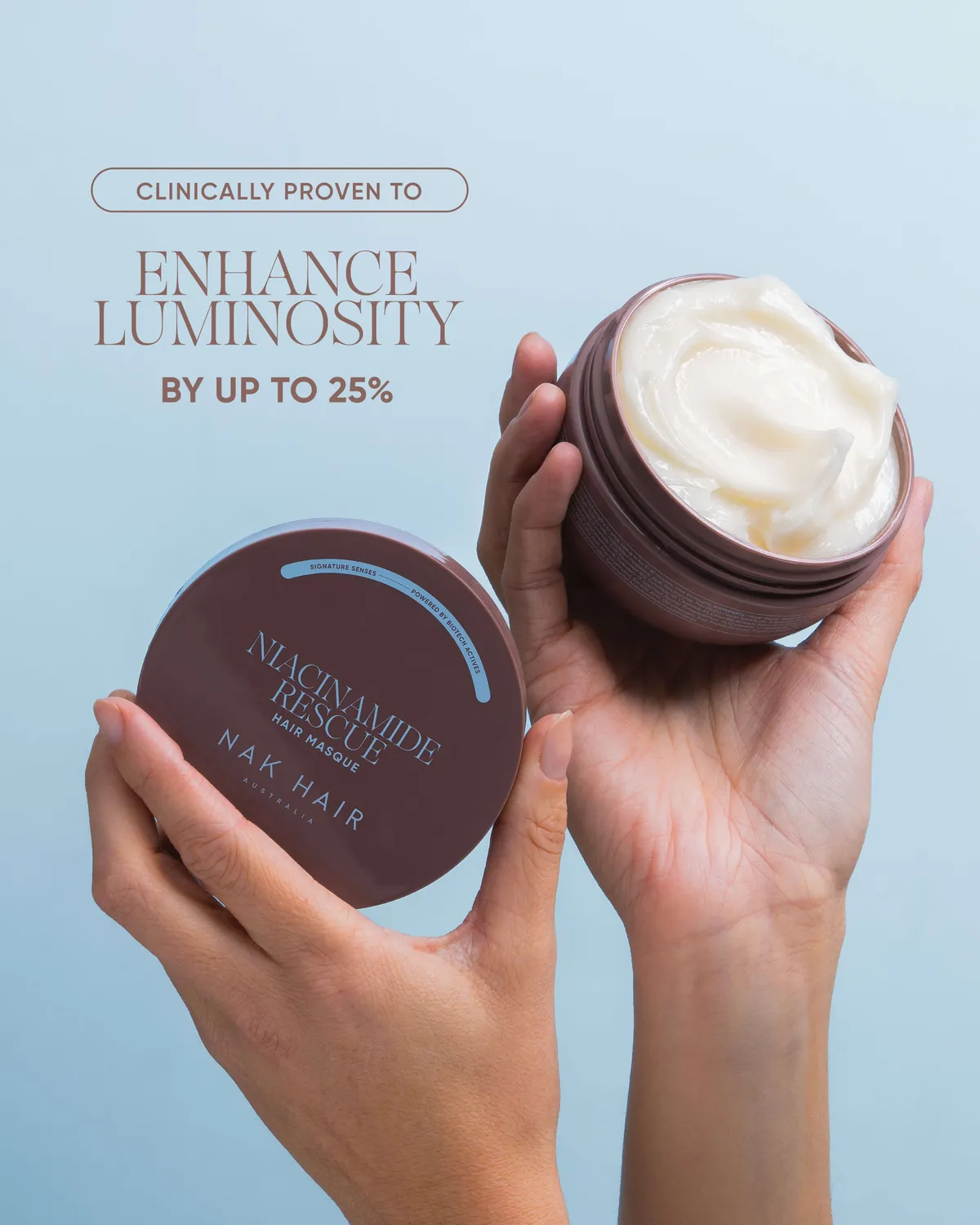 NAK Signature Niacinamide Rescue Hair Masque tørt hår