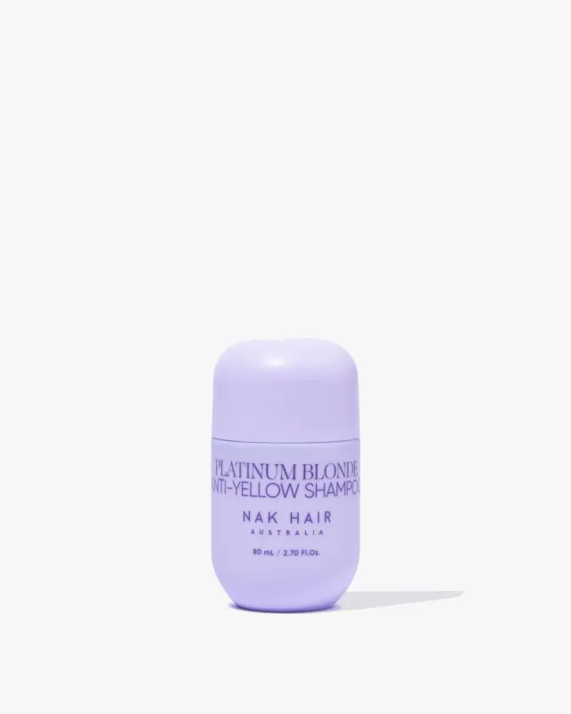 NAK Platinum Blonde Anti-Yellow sjampo 80 ml mot gult