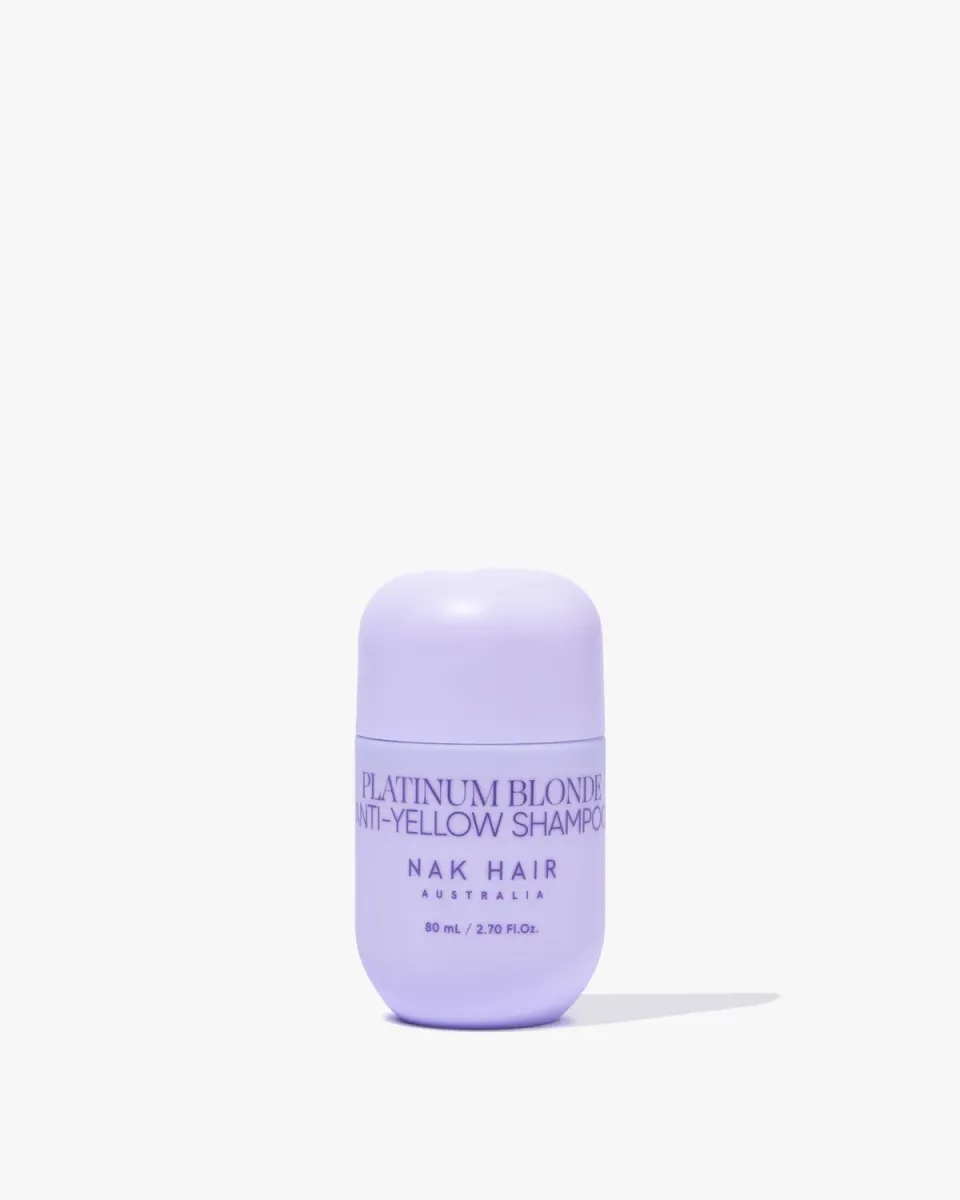 NAK Platinum Blonde Anti-Yellow sjampo 80 ml mot gult