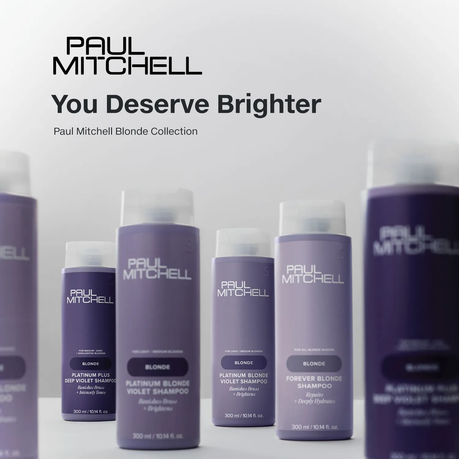 Paul Mitchell Platinum Plus sjampo 300 ml lilla