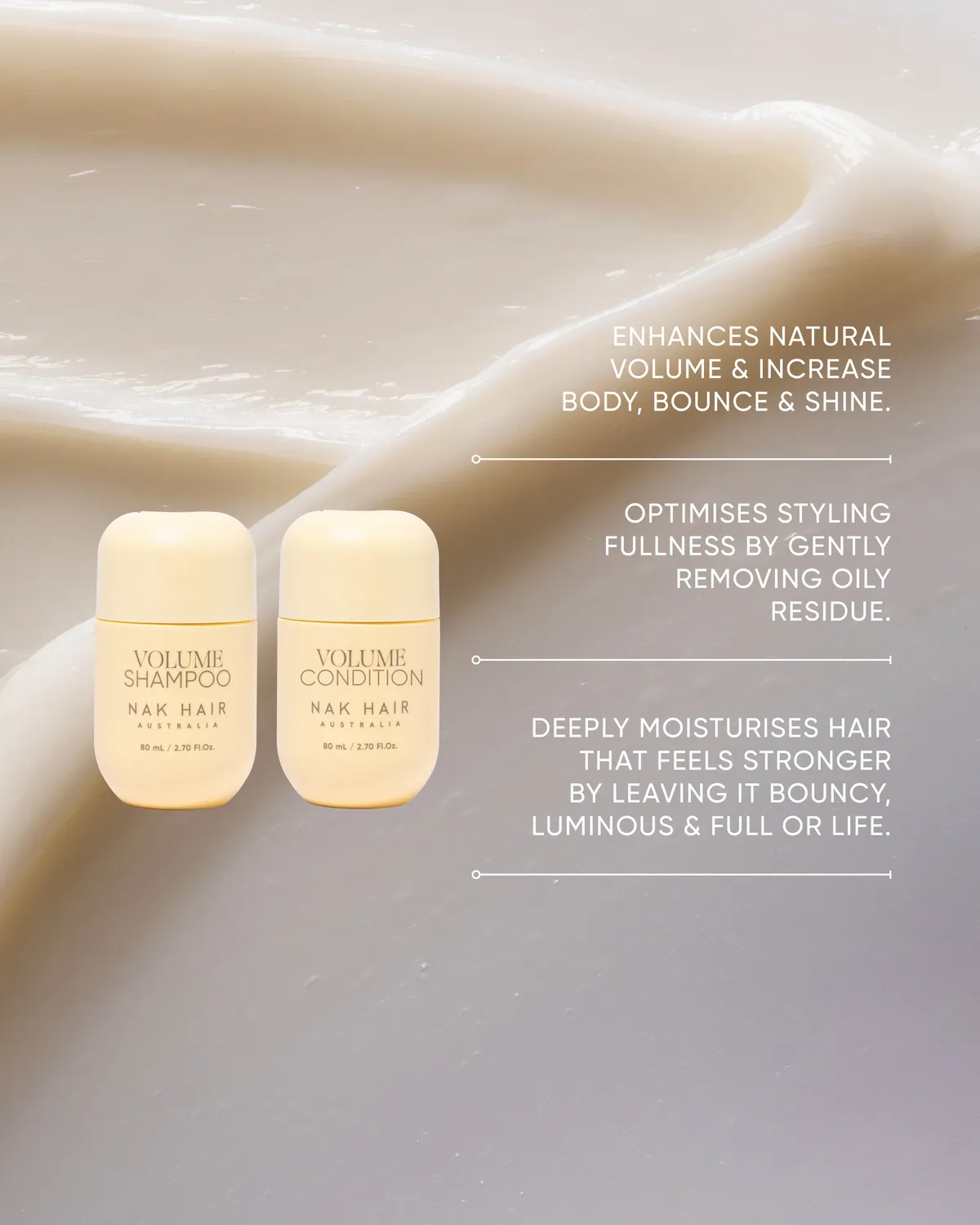 NAK Volume Discovery Set sjampo- og balsamsett volum