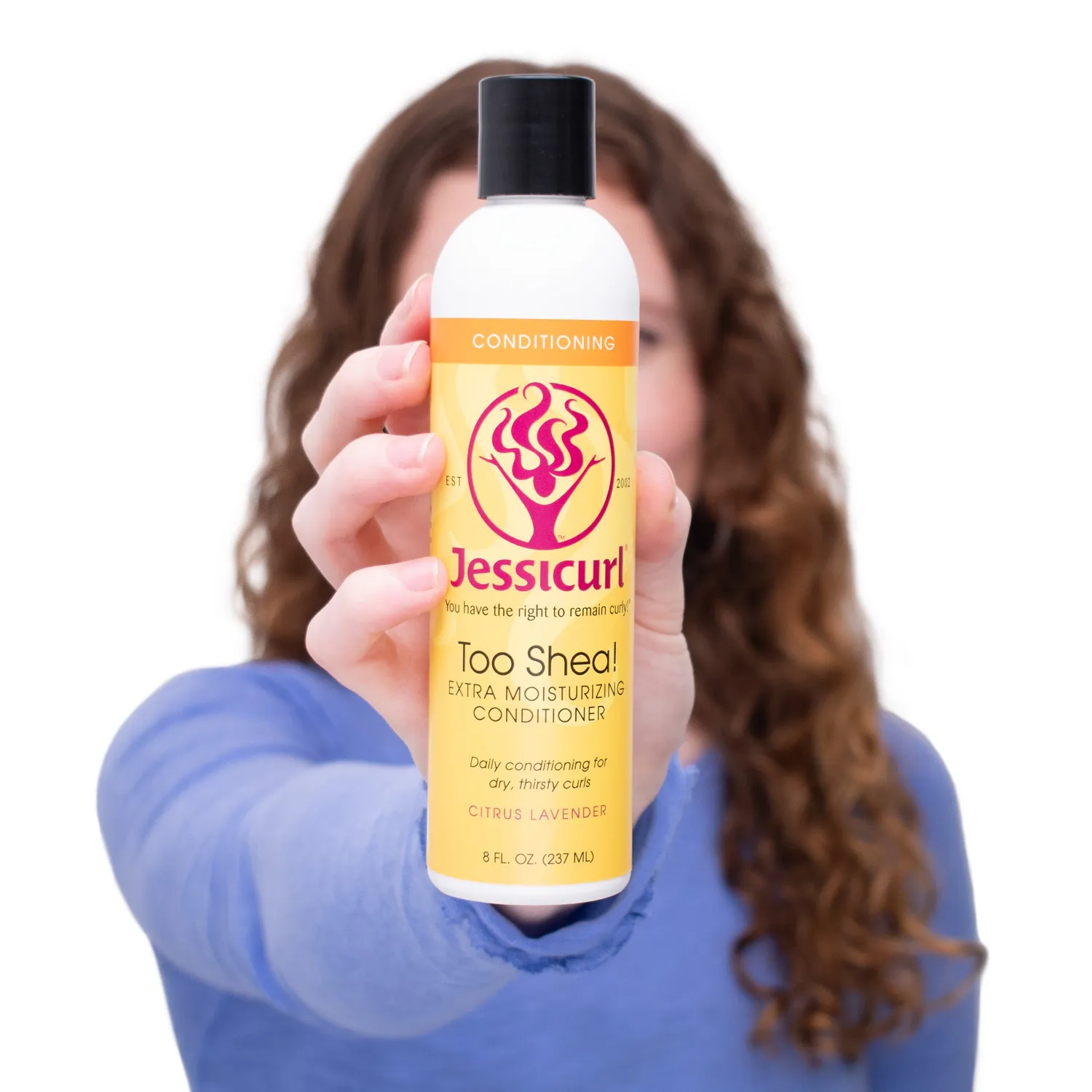 Jessicurl Too Shea! balsam 473 ml middels tykt hår