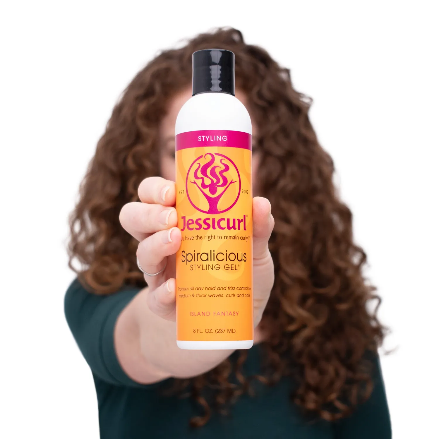 Jessicurl Spiralicious stylinggel krøller sterk hold