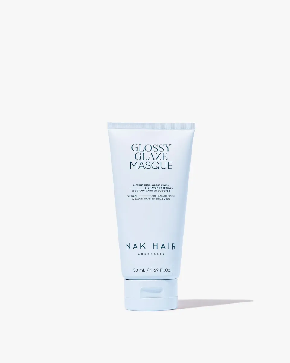 NAK Signature Glossy Glaze Masque hårmaske mini glans
