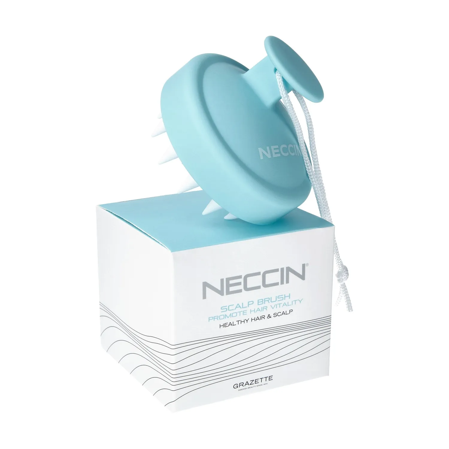 Neccin Scalp Brush hodebunnsbørste myk massasje