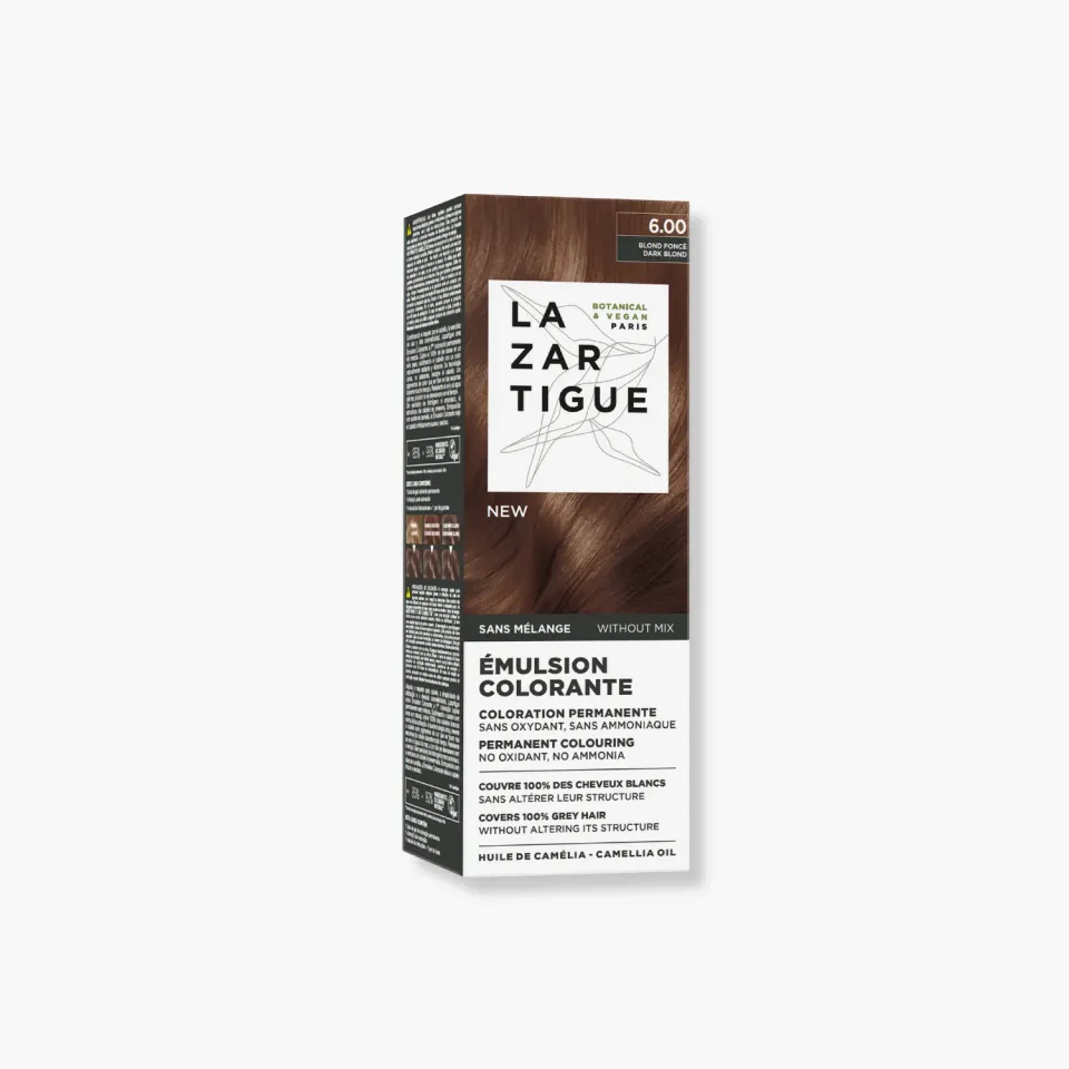 Lazartigue 6.00 mørkblond permanent hårfarge