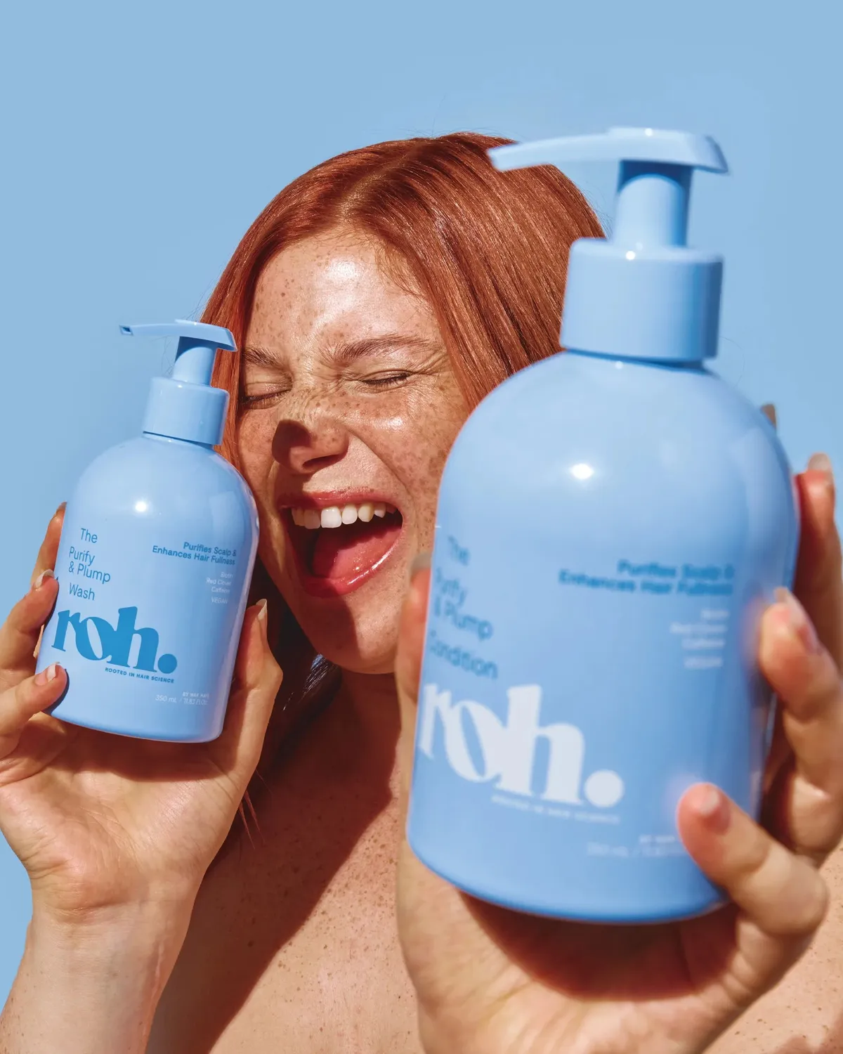 NAK ROH Purify & Plump Wash sjampo fet hodebunn