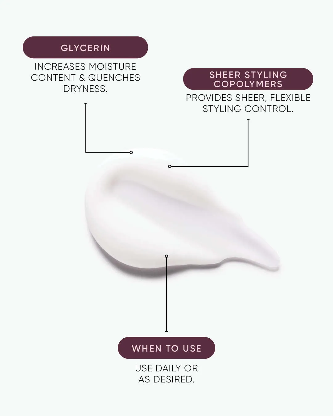 NAK Luxe Finishing Crème stylingkrem lett hold