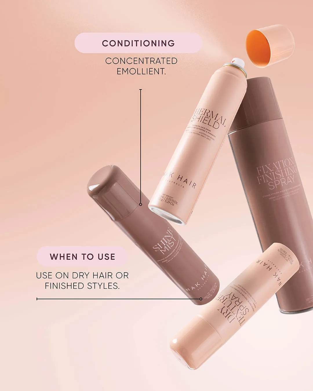 NAK Signature Shine Mist glansspray pleiende