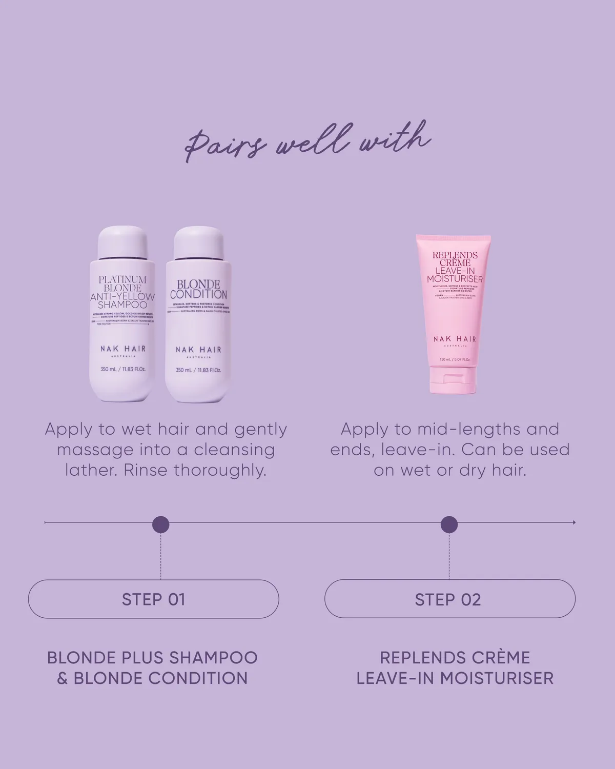 NAK Platinum Blonde Anti-Yellow sjampo mot gule toner
