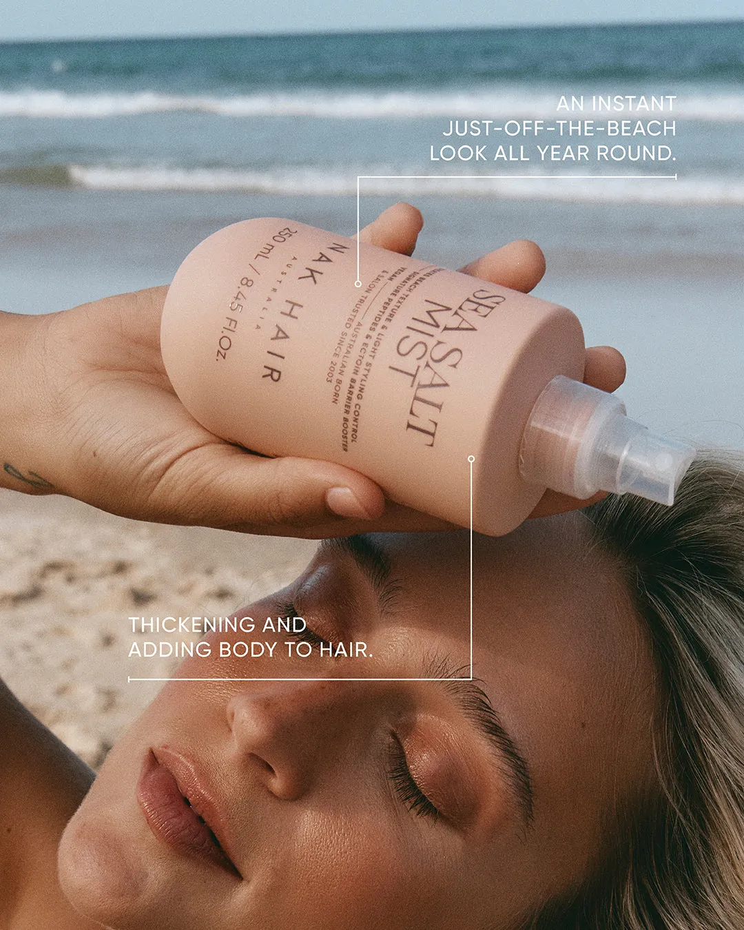 NAK Signature Sea Salt Mist spray beach-look 5/10
