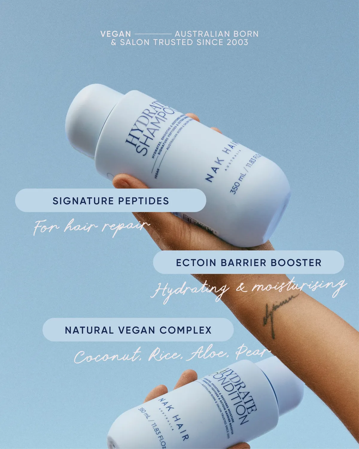 NAK Signature Hydrate Quad hårsett fukt 4-delt