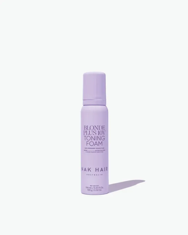 NAK Blonde Plus 10V toning foam blondt hår