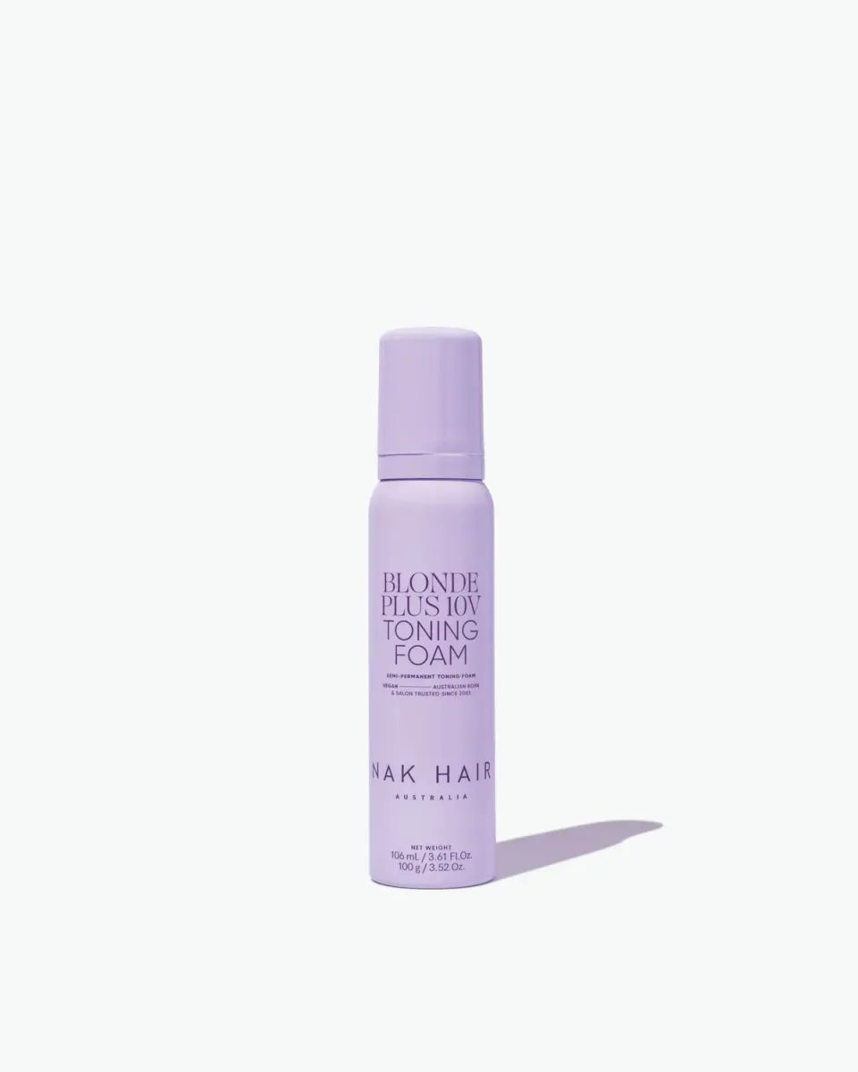 NAK Blonde Plus 10V toning foam blondt hår