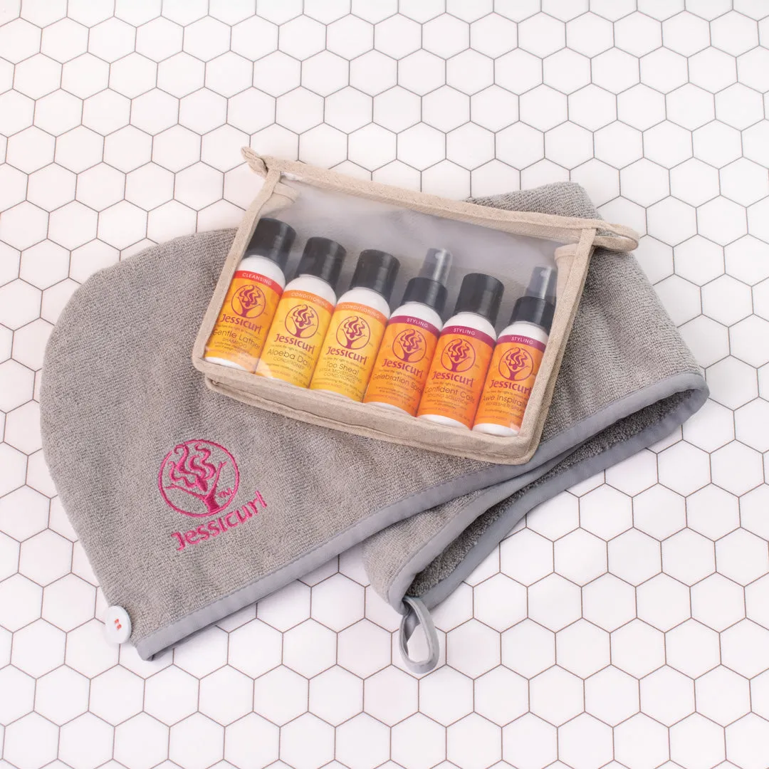 Jessicurl Light & Luminous krøllesett fint hår 6 produkter